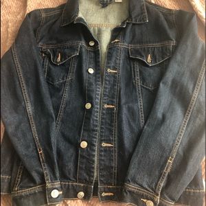 Dark wash denim jacket